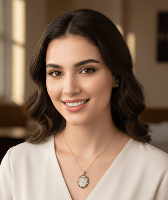 Custom Arabic Initial Necklace