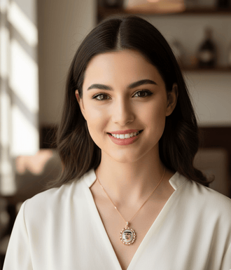 Custom Arabic Initial Necklace